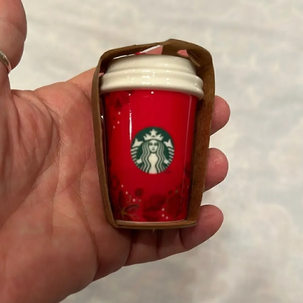 2013 Starbucks Ceramic Ornament Collectible Coffee